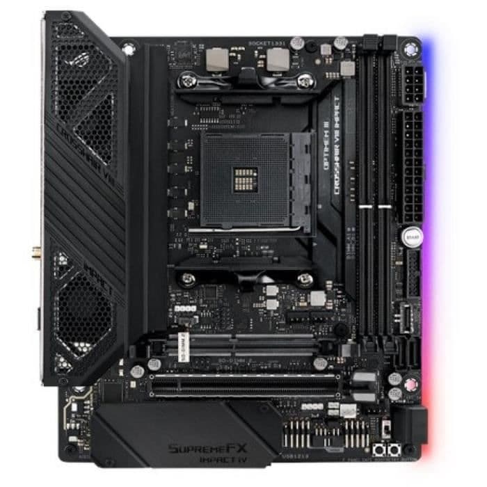 ASUS Crosshair VIII moderkort Impact moderkort Slot AM4 Mini DTX AMD X570