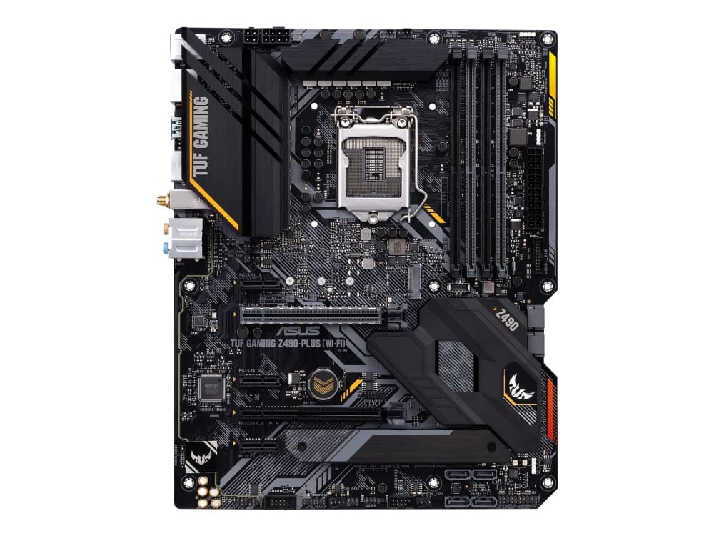 ASUS TUF GAMING Z490-PLUS - Bundkort - ATX - LGA1200 sokkel - Z490 - USB-C Gen2, USB 3.2 Gen 1, USB 3.2 Gen 2 - Gigabit LAN, - onboard grafik (CPU