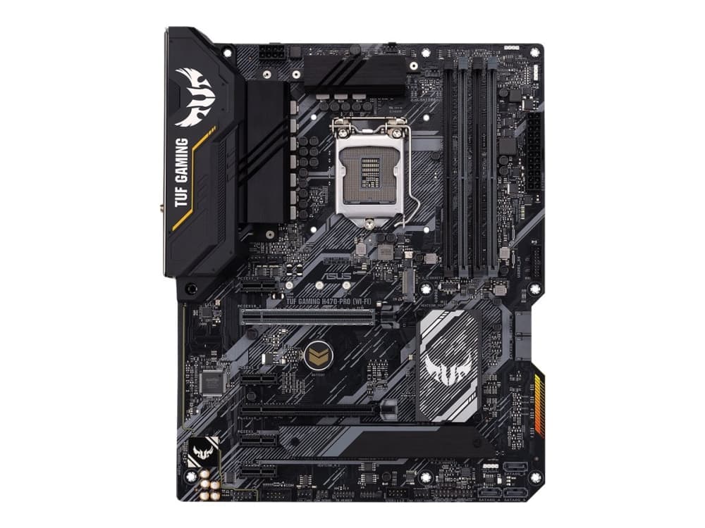 ASUS TUF GAMING H470-PRO (WI-FI) - Hovedkort - ATX - LGA1200-sokkel - H470 - USB-C Gen2, USB 3.2 Gen 1, USB 3.2 Gen 2 - Gigabit LAN, Wi-Fi - innbygd