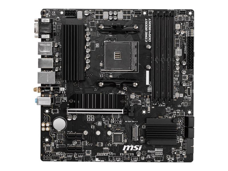 MSI B550M PRO-VDH WIFI - Bundkort - micro-ATX - Socket AM4 - AMD B550 - USB-C Gen1, USB 3.2 Gen 1 - Bluetooth, Gigabit LAN, Wi-Fi - onboard grafik (C