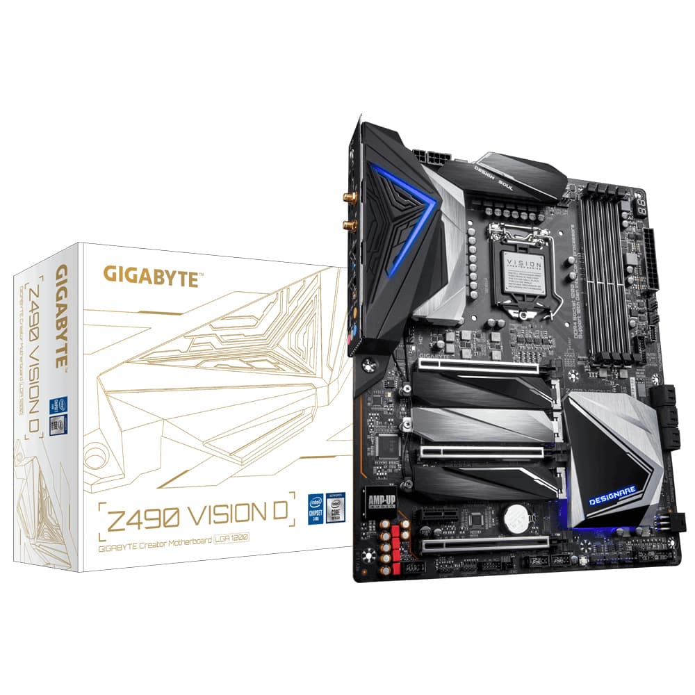 Gigabyte Z490 VISION D (rev. 1.x) Bundkort