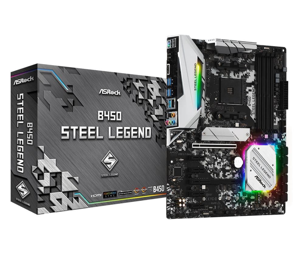 Asrock B450 Stål Legend Bundkort