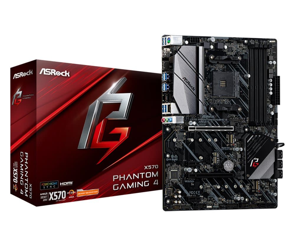 Asrock X570 Phantom Gaming 4 Bundkort