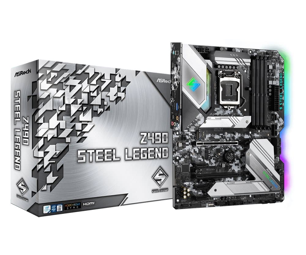Asrock Z490 Teräslegenda Emolevy