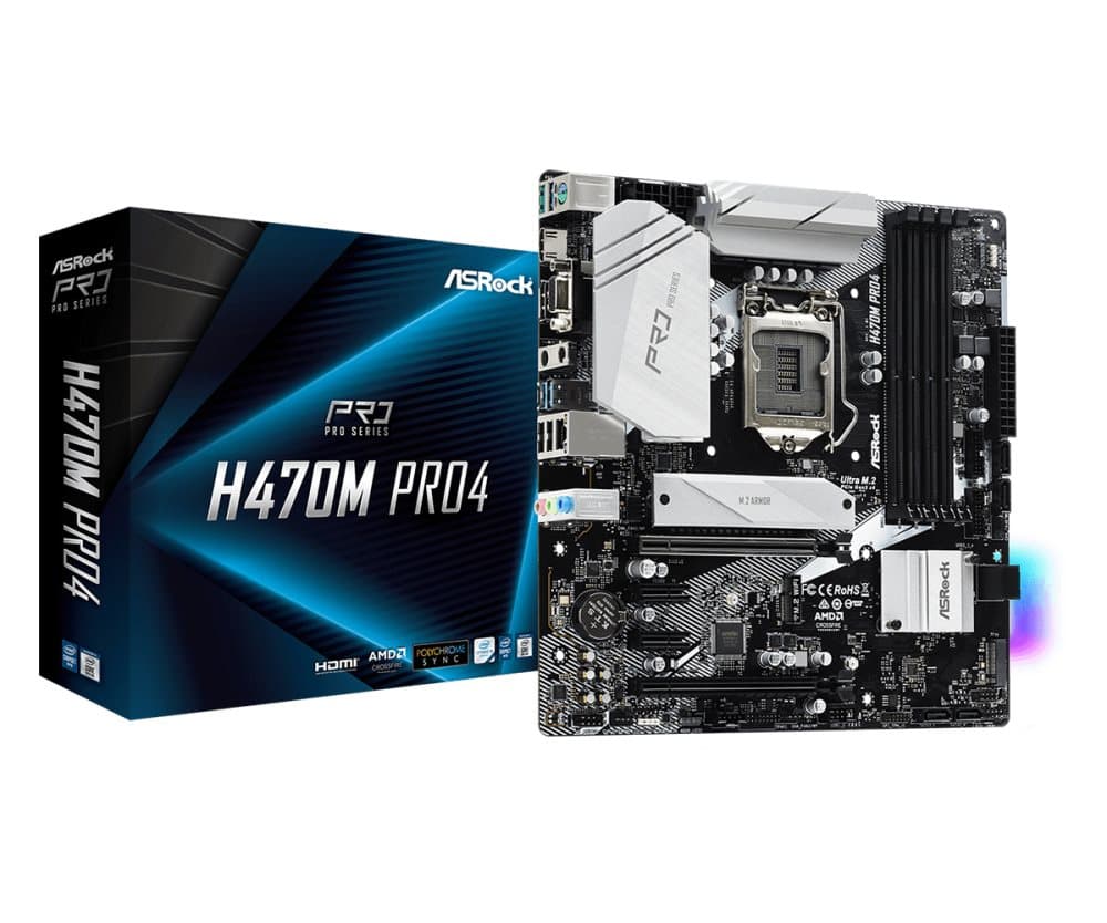 Asrock H470M Pro4 Bundkort