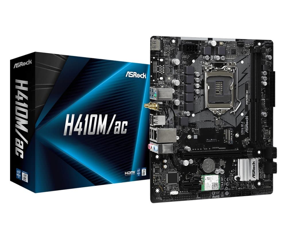 Asrock H410M/ac Motherboard