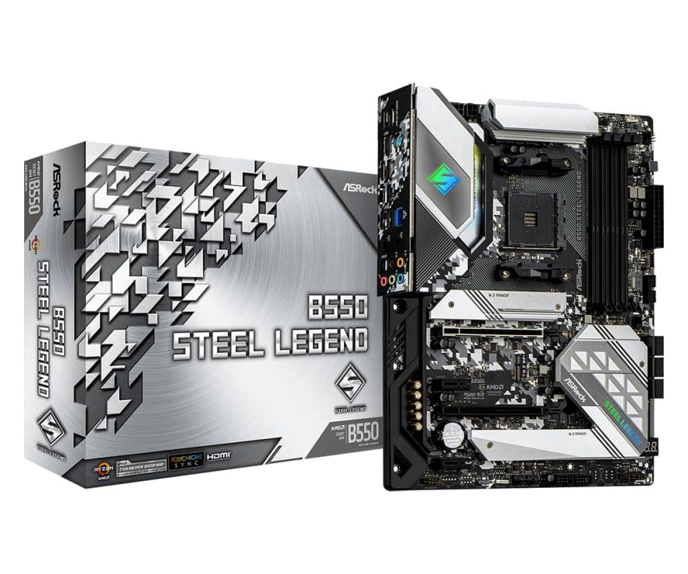 Asrock B550 Stål Legend Bundkort