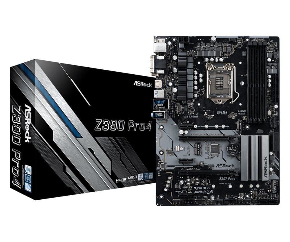 Asrock Z390 Pro4 Bundkort