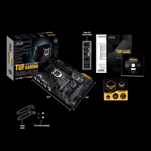 ASUS TUF GAMING B460-PLUS bundkort