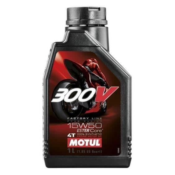 MOTUL 300V Factory Line Road Racing Engine Oil 15W50 1L