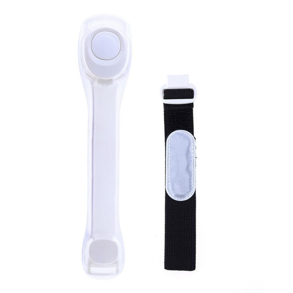 Silicone LED Safety Night Reflective Belt Arm Band Armband - Rainbow color