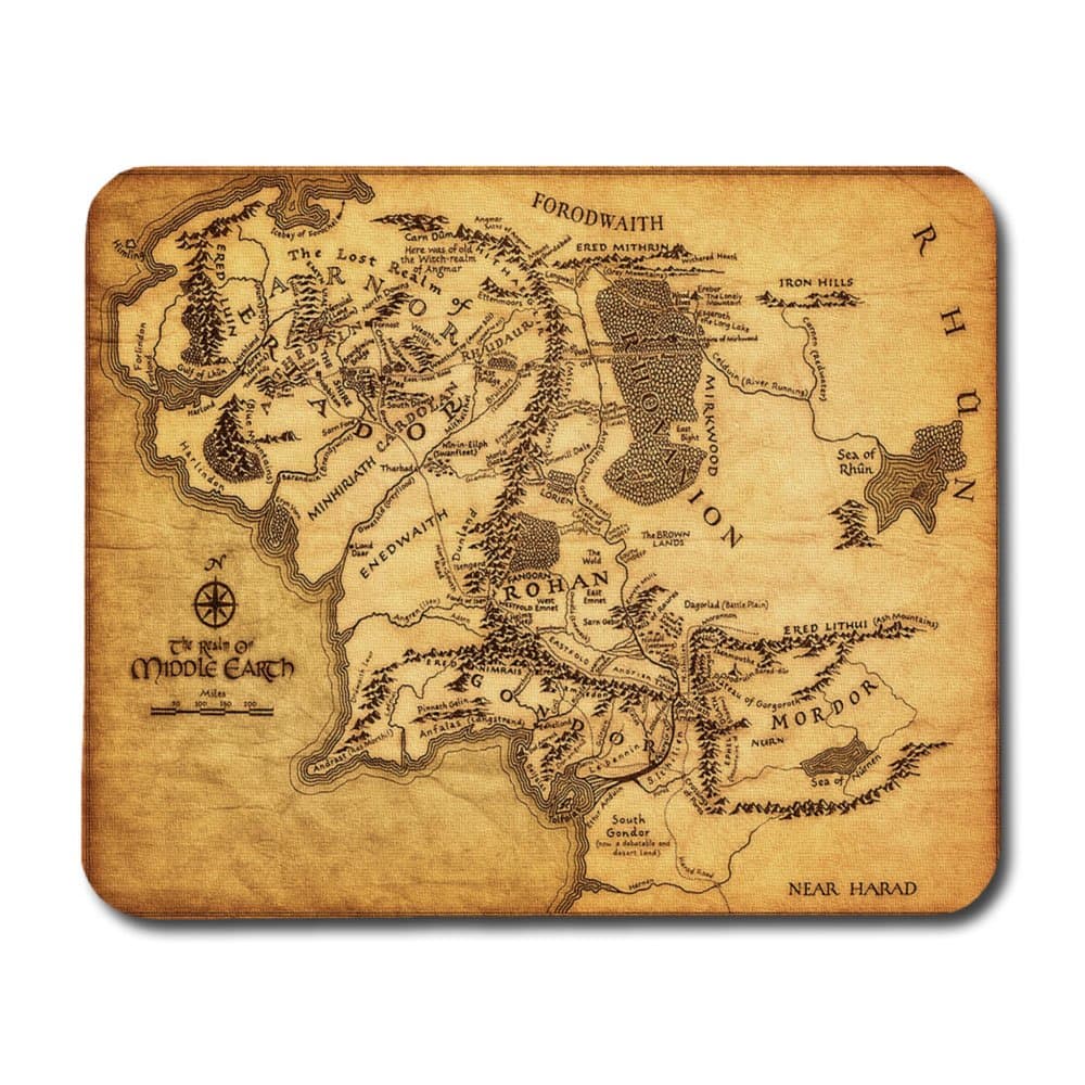 Middle Earth Map Musmatta
