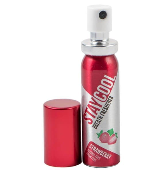 4-pack Munspray Strawberry Jordgubb, Stay Cool Breath Freshener