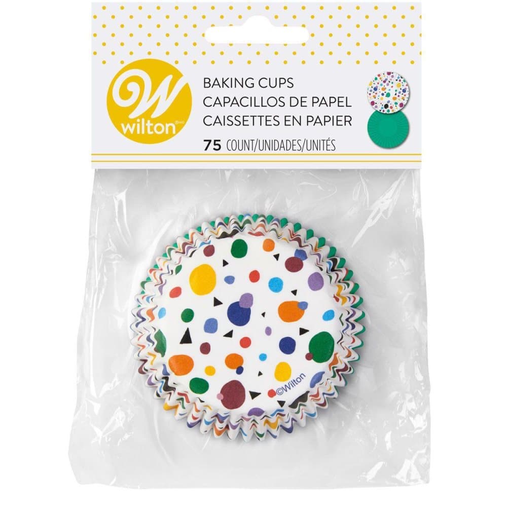 Wilton Baking Cups Max Dots Triangle pk/75