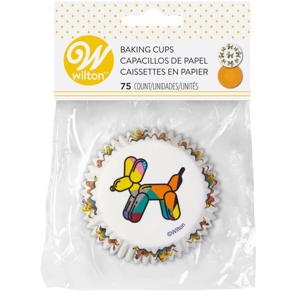 Wilton Baking Cups Balloon Dog pk/75