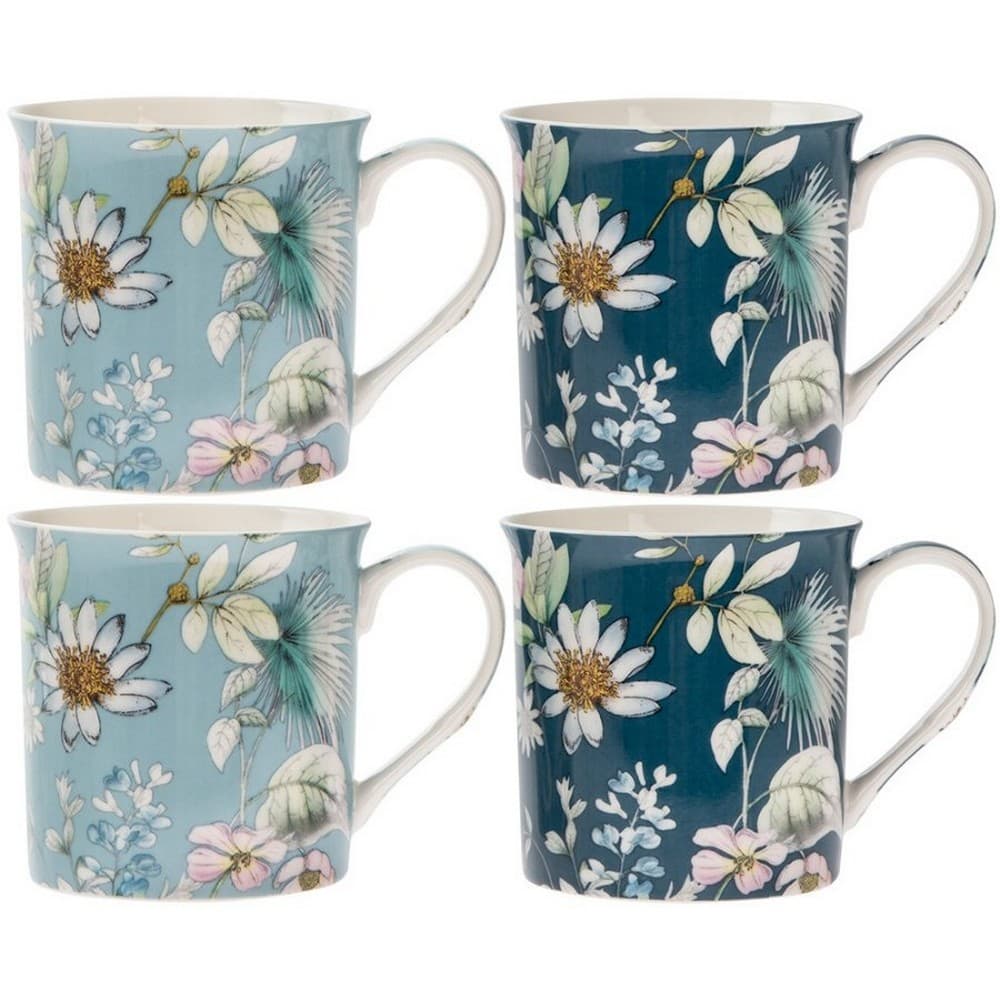 Daisy Meadow Mugs (Set Of 4)