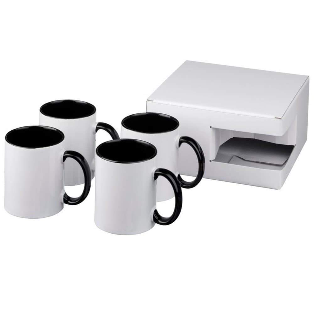 Bullet Ceramic Sublimation Mug Gift Set (Pack Of 4)
