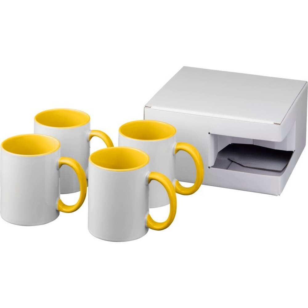 Bullet Ceramic Sublimation Mug Gift Set (Pack Of 4)