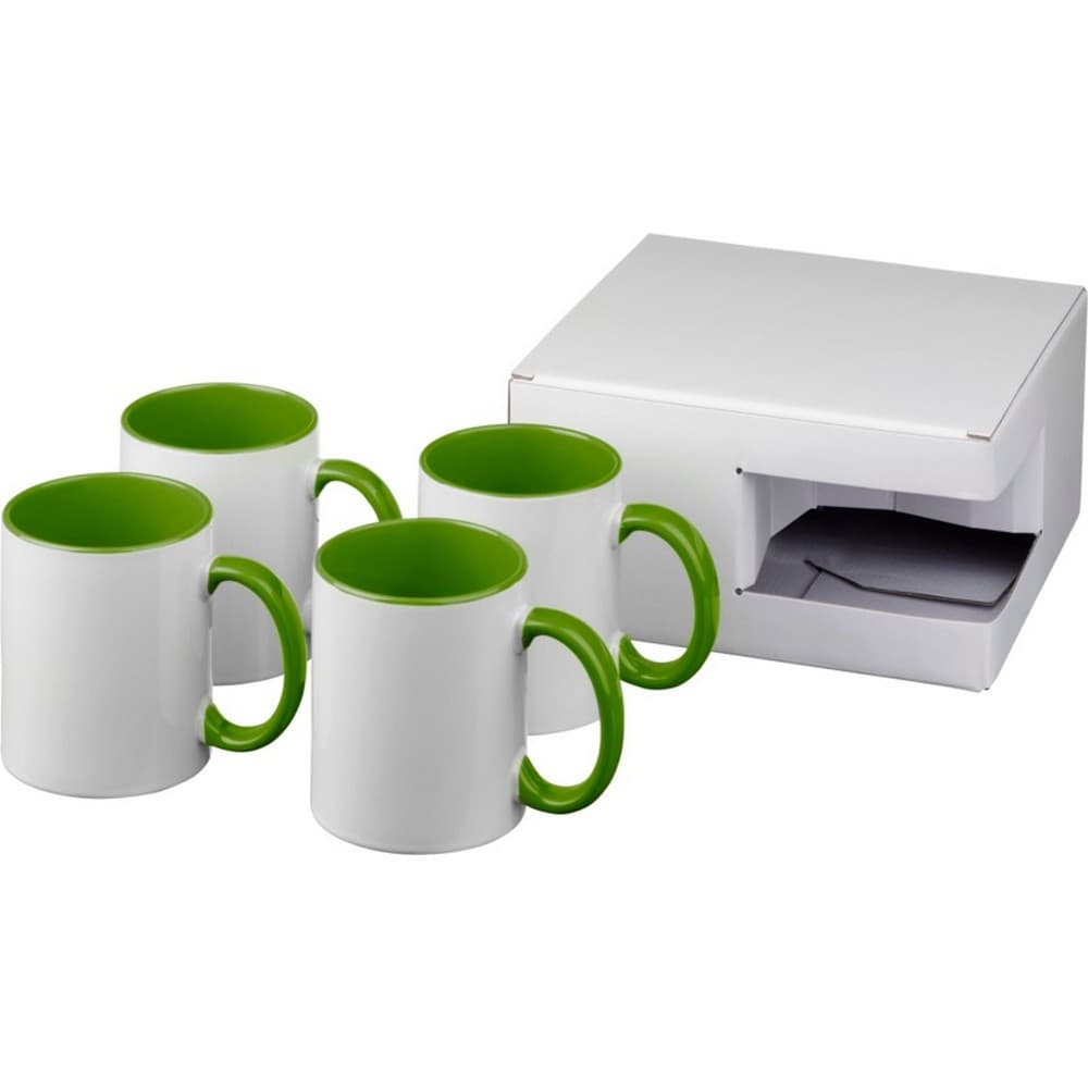 Bullet Ceramic Sublimation Mug Gift Set (Pack Of 4)