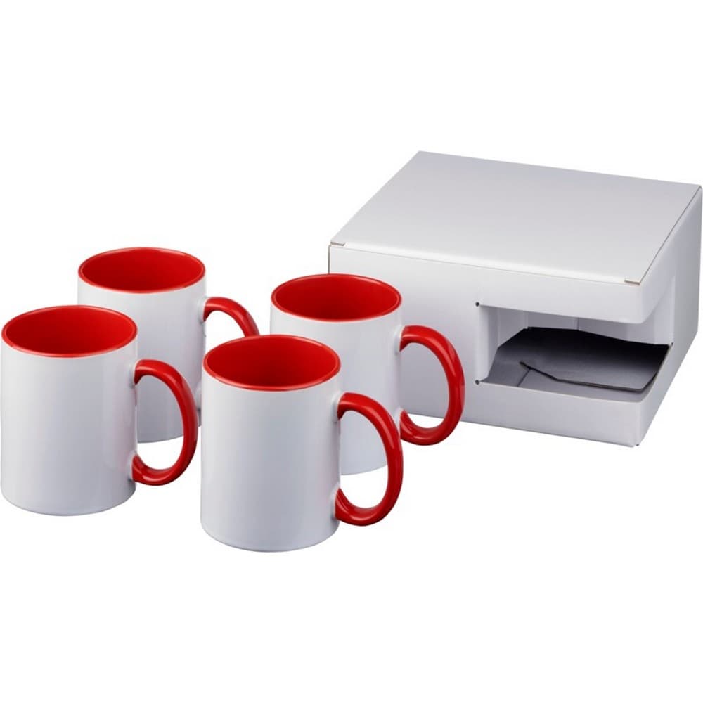 Bullet Ceramic Sublimation Mug Gift Set (Pack Of 4)