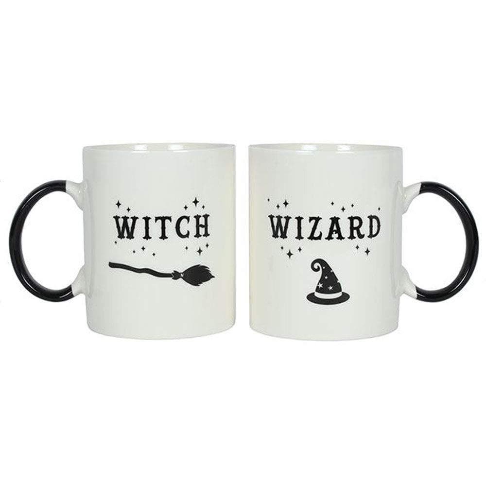 Witch And Wizard Mug Set