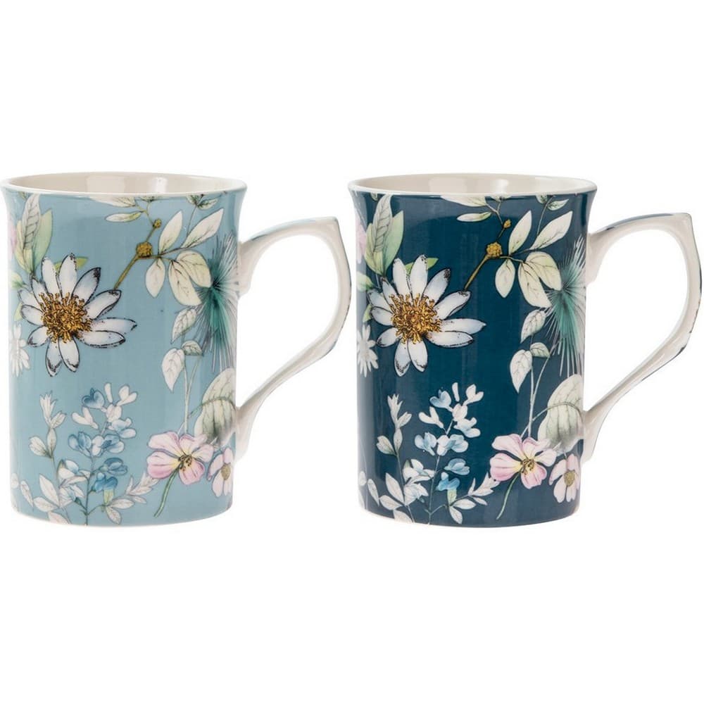 Daisy Meadow Mugs (Set Of 2)