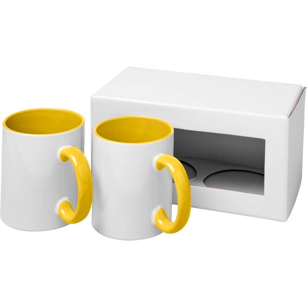 Bullet Ceramic Sublimation Mug Gift Set (Pack Of 2)