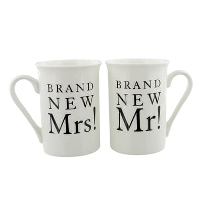 Widdop Amore Mr And Mrs Newlywed Mug Gift Set
