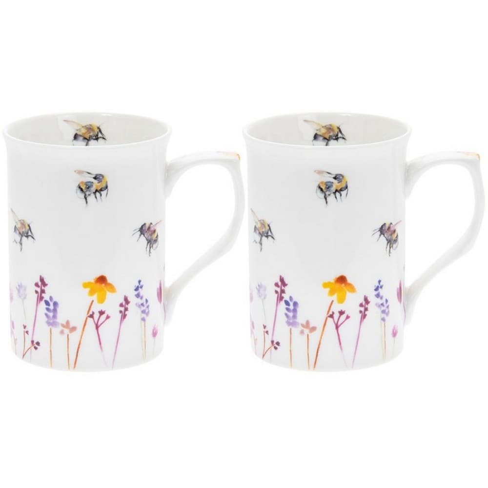 Busy Bee Mugs (Set Of 2)