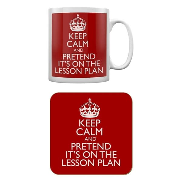 Grindstore Pretend It`s On The Lesson Plan Mug Set