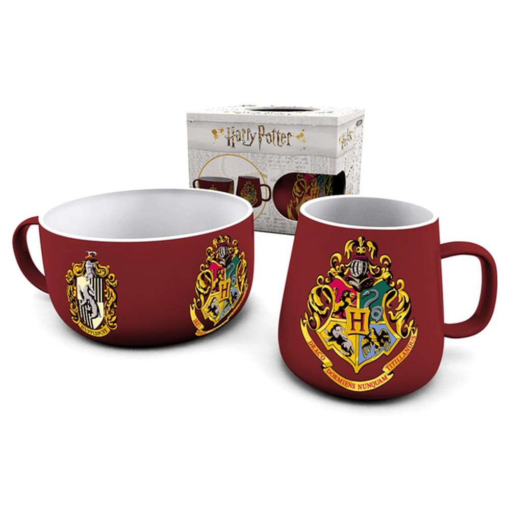 Harry Potter Official Crests Breakfast Set