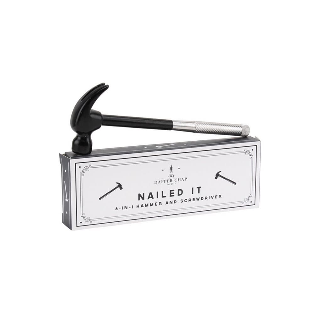 CGB Giftware Dapper Chap Nailed It 6 In 1 Hammer/Screwdriver Multi Tool