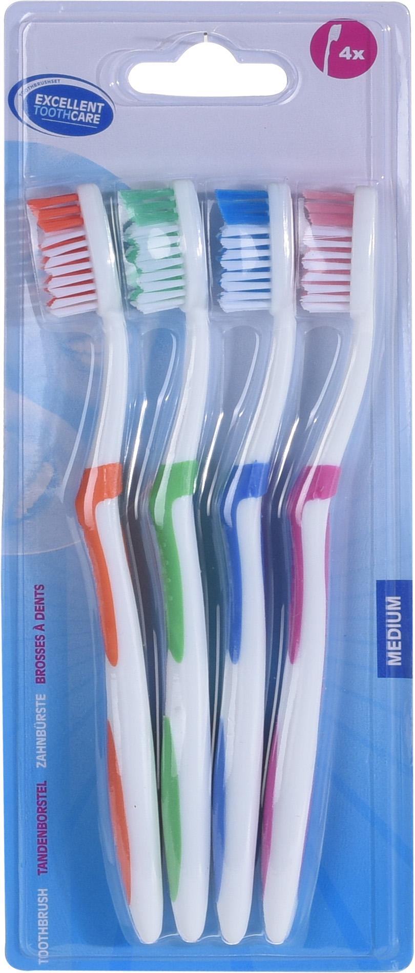 Tannbørste, 4-pack