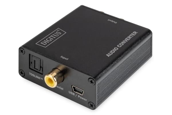 Digitus DS-40138, 32 kHz, 44.1 kHz, 48 kHz, 96 kHz, 192 kHz, 5 V, 50 mA, 0,5 W, 0 - 70 ° C, 10 - 85%