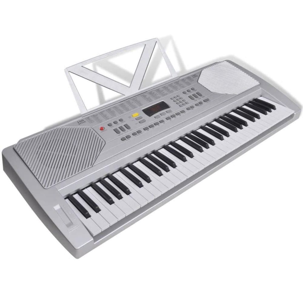 vidaXL Keyboard instrumenter musik står 61 klaver nøgler