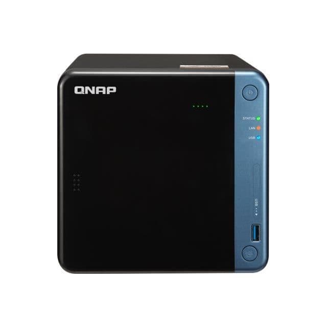 QNAP - lagringsserver (NAS) - TS-453BE-4G - 4 fack - fyrkärnig Intel Celeron J3455 1,5 GHz-processor - blankt fodral