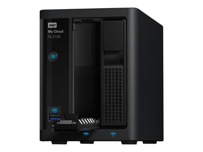WD My Cloud PR2100 WDBBCL0120JBK - NAS-server - 2 brønner - 12 TB - HDD 6 TB x 2 - RAID 0, 1, JBOD - RAM 4 GB - Gigabit Ethernet