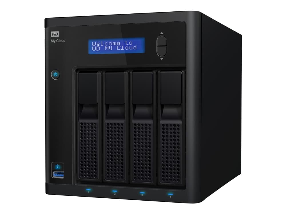 WD My Cloud PR4100 WDBNFA0000NBK - NAS-server - 4 brønner - RAID 0, 1, 5, 10, JBOD - RAM 4 GB - Gigabit Ethernet