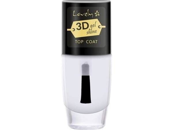 Lovely LOVELY_3D Gel Shine Top Coat 8ml 3D effect gel nail top coat