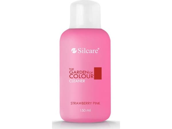 Silcare The Garden of Color Cleaner Strawberry Pink negleplate avfettingsvæske 150ml