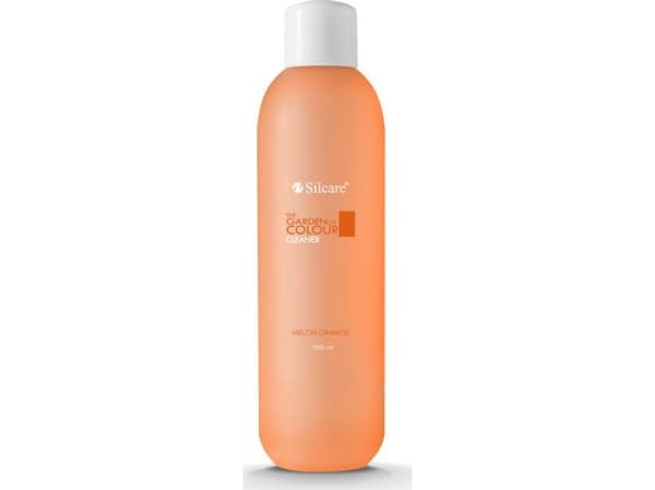 Silcare Liquid for avfetting av negleplaten The Garden of Color Cleaner Melon Orange 1000ml