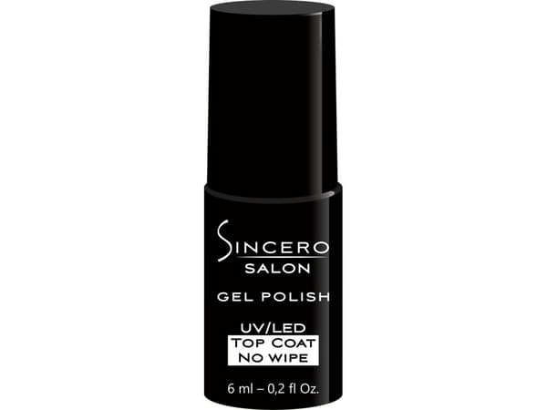 Sincero Salon Gel nagellack topplack Sincero Salon Top Coat No Wipe 6 ml