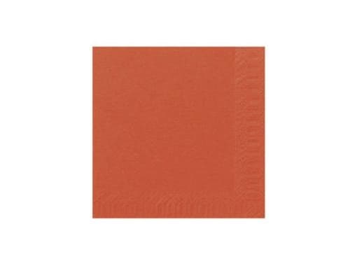 Duni - Servett - Storlek 40 x 40 cm - engångsvara - mandarin (paket om 125)