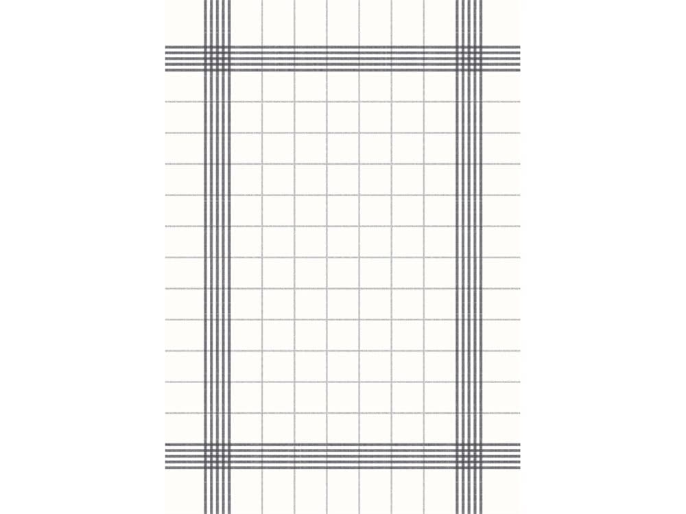 Servietter DuniSoft Kitchen Towel 38x54cm hvid/mørkeblå 250st/pkt - (250 stk.)