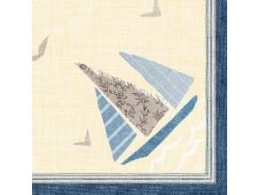 Serviet DuniSoft Airlaid 40x40 cm Seaway,12 pk x 60 stk/krt