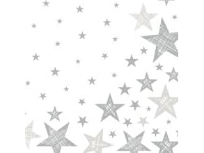 Serviet Duni 33x33 cm 3-lag Shining Star Hvid,12 pk x 20 stk/krt