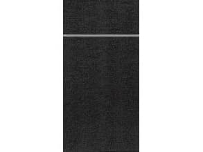 Serviet Duniletto Slim Airlaid til Bestik 40x33 cm Sort,4 pk x 65 stk/krt