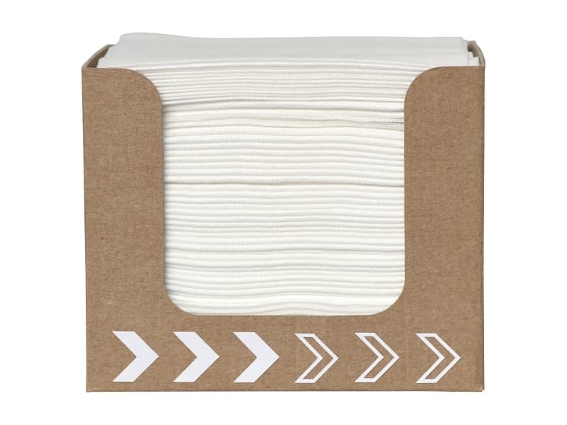Duni Napkin dispenser DUNISOFT 20x20cm, white napkins 50 pieces (PP0336)