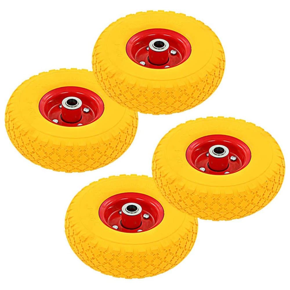 vidaXL Sekketralle hjul 4 stk gummi 3004 260x85