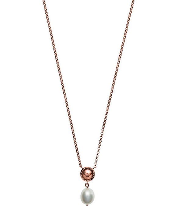 EMPORIO ARMANI Ladies EG3433221 necklaces, neck jewelry whitely, pink gold